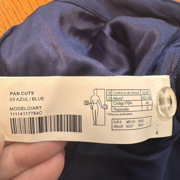 Rapsodia Womens High Wiasted Super Wide Leg Pants Trousers Red White Blue Size S - Picture 11 of 13